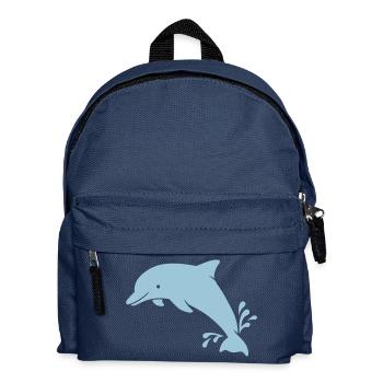 Delphin - Kinder Rucksack - Navy - Vorne
