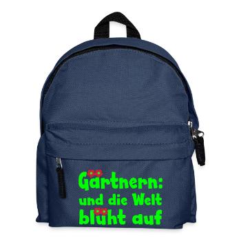 Jardin - Sac à dos Enfant - bleu marine - Devant