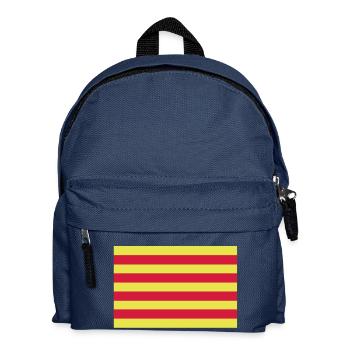Bandera Catalunya - drapeau catalan - Sac à dos Enfant - bleu marine - Devant