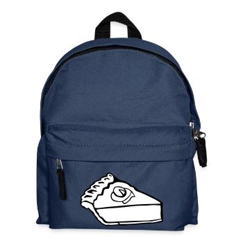 Tranche de tarte à la citrouille - Sac à dos Enfant - bleu marine - Devant