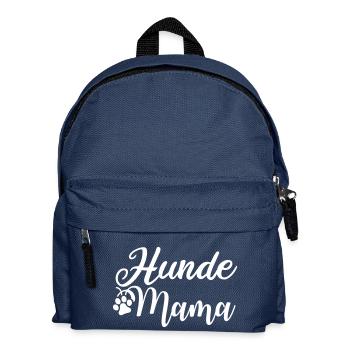 Dogs Mom Paw - Kids' Backpack - navy - Front