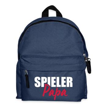 Handball Fussball Tennis Spieler Papa Dad Vater - Kinder Rucksack - Navy - Vorne