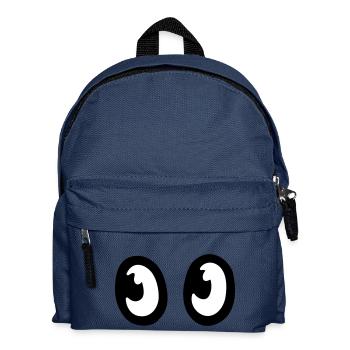 augen / eyes - Kinder Rucksack - Navy - Vorne