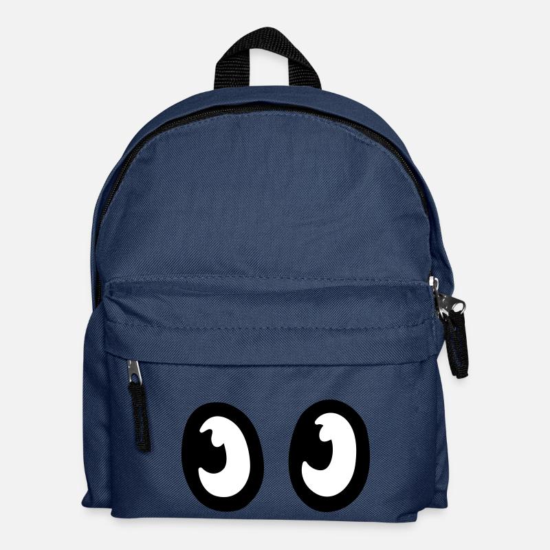 augen / eyes / yeux - Sac à dos Enfant - bleu marine
