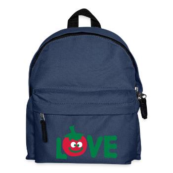 Love tomato vegetable - Kids' Backpack - navy - Front