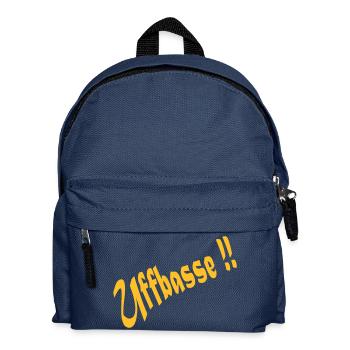 uffbasse - Kinder Rucksack - Navy - Vorne