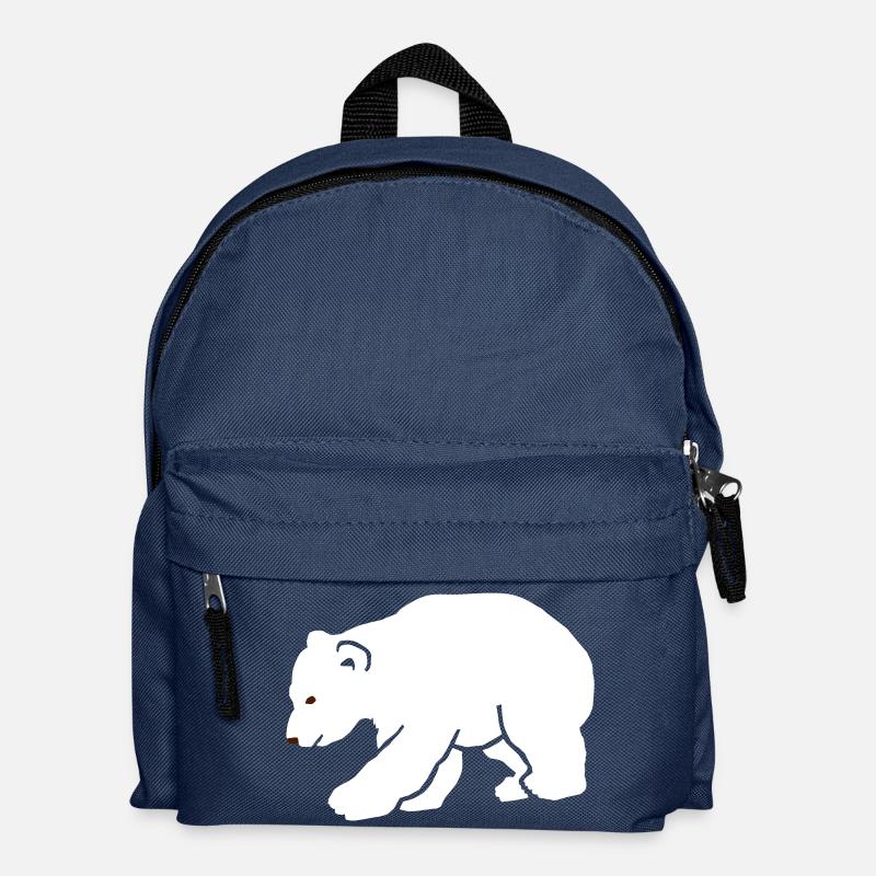 Polar bear Knut Polar - Kids' Backpack - navy