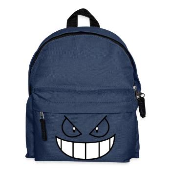 Gengar Gesicht - Kinder Rucksack - Navy - Vorne