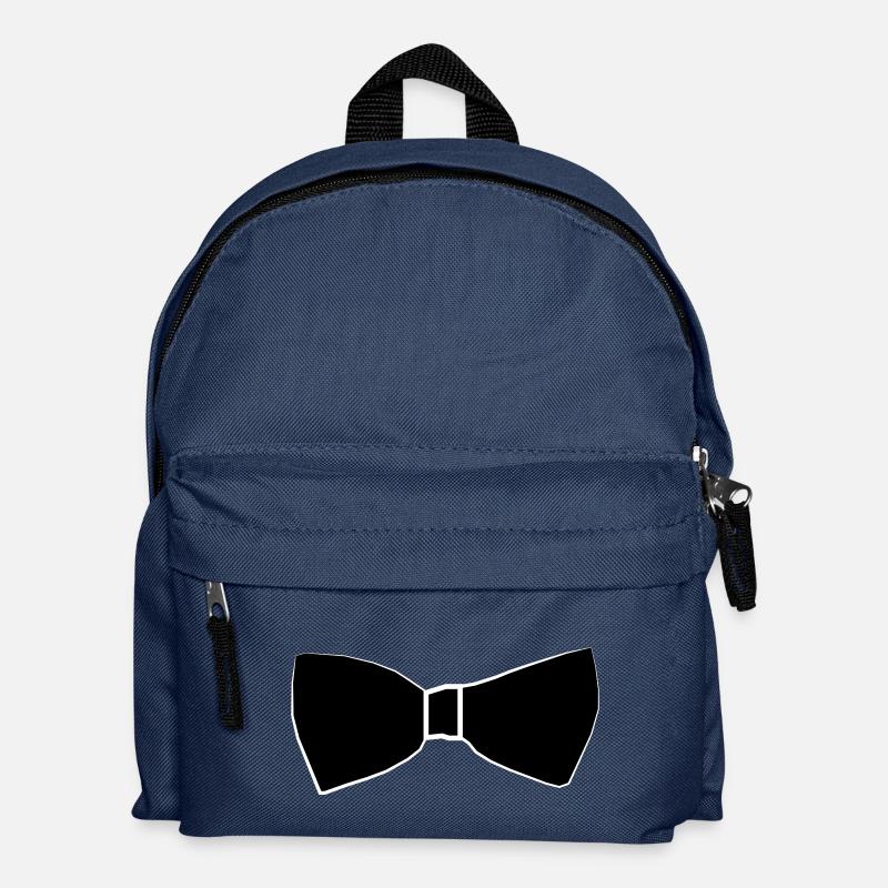 Faux noeud papillon noir - Sac à dos Enfant - bleu marine