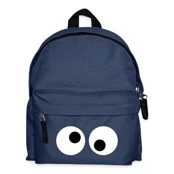 Big eyes - Kids' Backpack - navy - Front