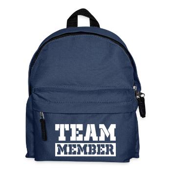 Team Mitglied - Kinder Rucksack - Navy - Vorne