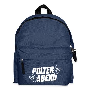 Polterabend Polterhochzeit - Kinder Rucksack - Navy - Vorne