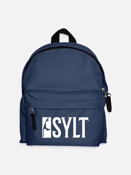 Sylt Insel - Kinder Rucksack - Navy