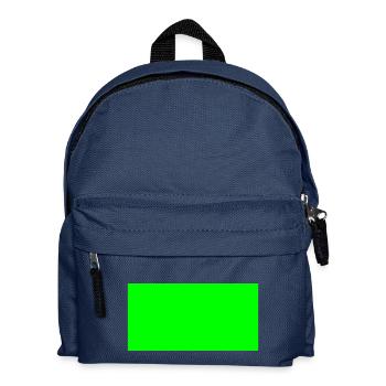 Rechteck 2.0 - Kinder Rucksack - Navy - Vorne