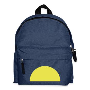 Semicircle / half circle (1c) - Kids' Backpack - navy - Front