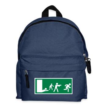 ZOMBIESNOEXIT - Kinder Rucksack - Navy - Vorne