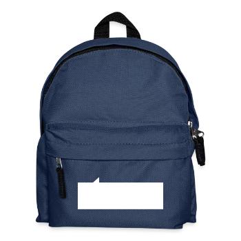 carré bulle de la parole - Sac à dos Enfant - bleu marine - Devant