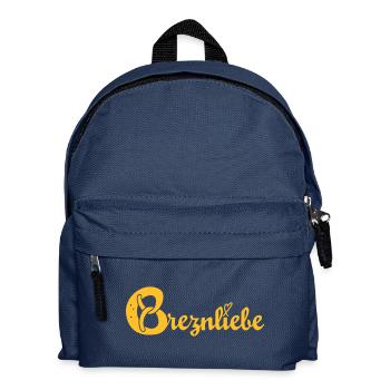 Breznliebe (gelb) - Kinder Rucksack - Navy - Vorne