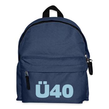 Sur le 40e Anniversaire un T-shirt Ü40 - Sac à dos Enfant - bleu marine - Devant