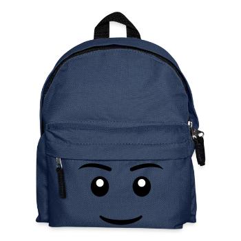 Toy Gesicht - Kinder Rucksack - Navy - Vorne