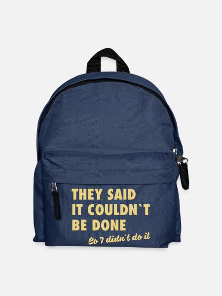 I didn´t do it - Kinder Rucksack - Navy