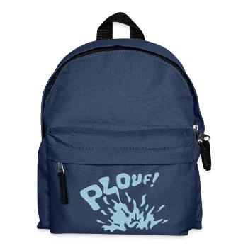 ploufe eclaboussure eau flotte 2803) - Sac à dos Enfant - bleu marine - Devant