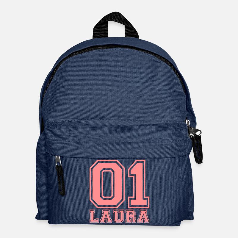 Laura - Name - Kids' Backpack - navy