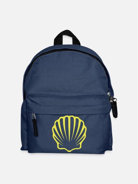 Scallop VIIb yellow - Kids' Backpack - navy