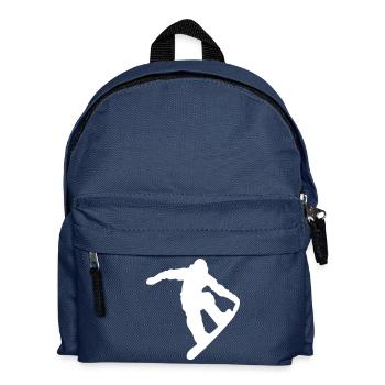 snowboarder jump I - Kinder Rucksack - Navy - Vorne