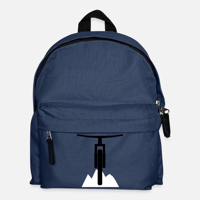 live_to_ride_logo - Kinder Rucksack - Navy
