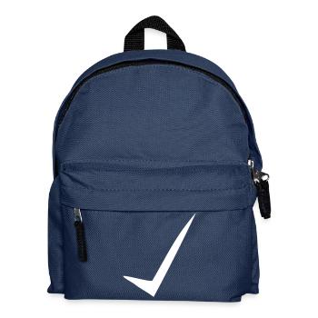 Hacken,Abhacken Zeichen,abgehackt,abhacken - Kinder Rucksack - Navy - Vorne