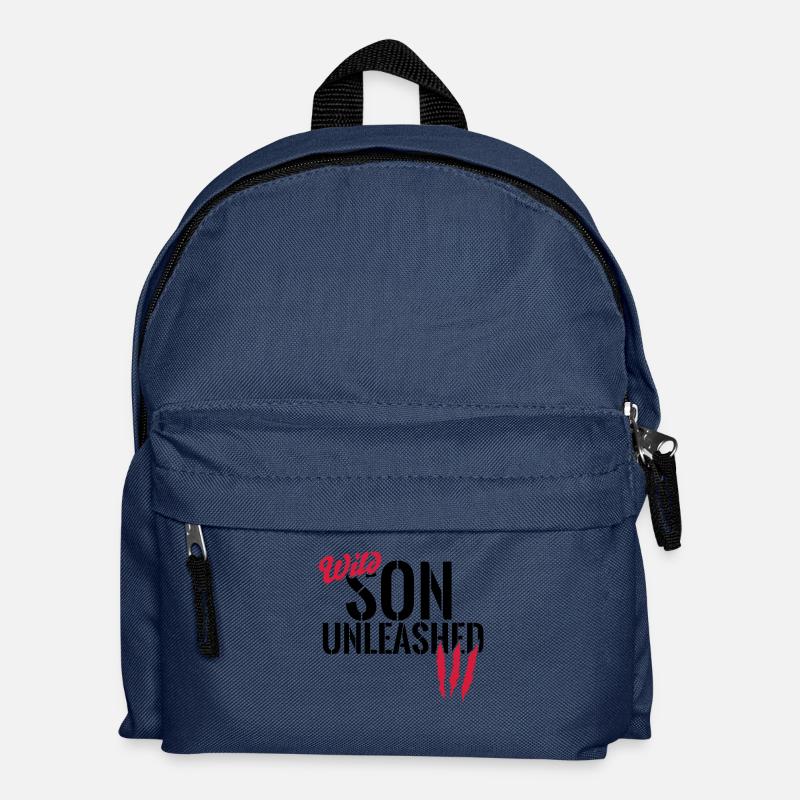 Wild son unleashed - Kids' Backpack - navy