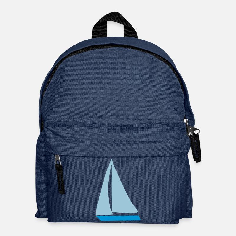Segelboot - Kinder Rucksack - Navy