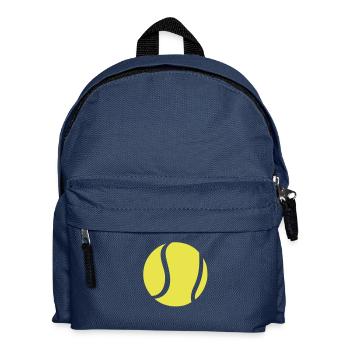 Tennisball, Tennis - Kinder Rucksack - Navy - Vorne