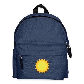 Sonne - Kinder Rucksack - Navy - Vorne