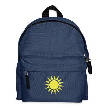 sonne - Kinder Rucksack - Navy - Vorne