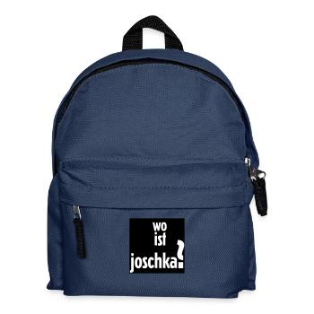 wo ist joschka? - Kinder Rucksack - Navy - Vorne
