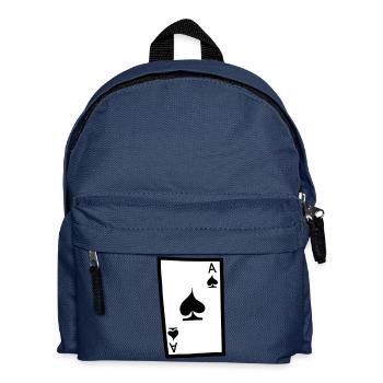 Ass (Pik) - Kinder Rucksack - Navy - Vorne