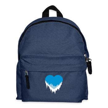 ice heart - Kinder Rucksack - Navy - Vorne