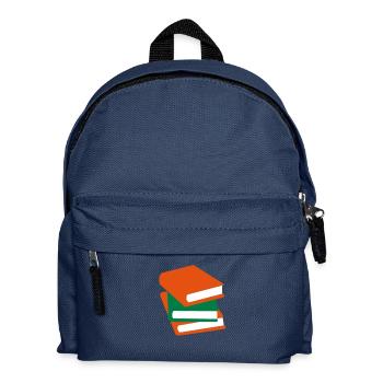 Books - Kids' Backpack - navy - Front