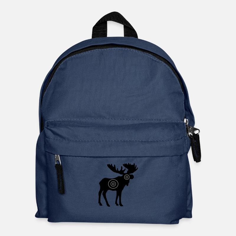 Elch - Kinder Rucksack - Navy