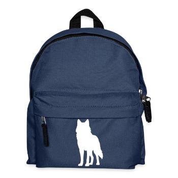 wolf 1 - Kinder Rucksack - Navy - Vorne