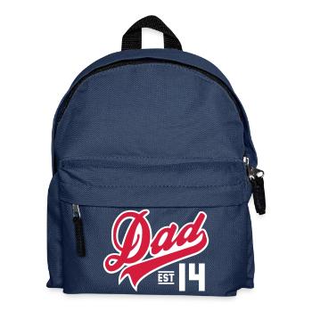 Dad Established 2014 2 color - Sac à dos Enfant - bleu marine - Devant