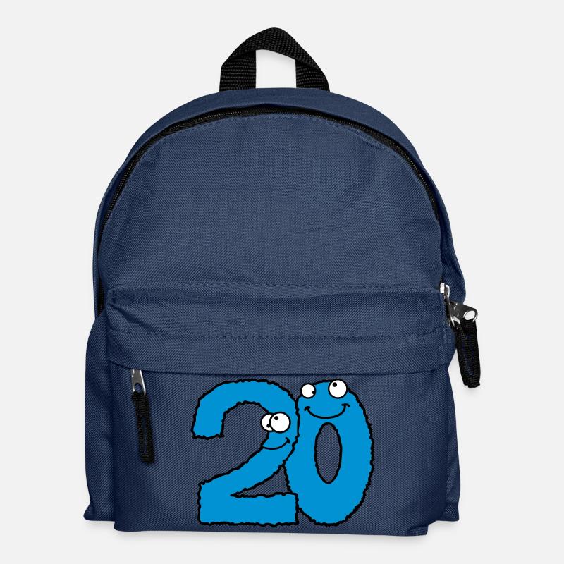 Drôle 20 vingt monstres comiques - Sac à dos Enfant - bleu marine