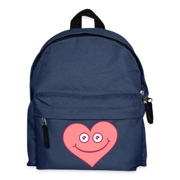 Happy Heart - Kids' Backpack - navy - Front