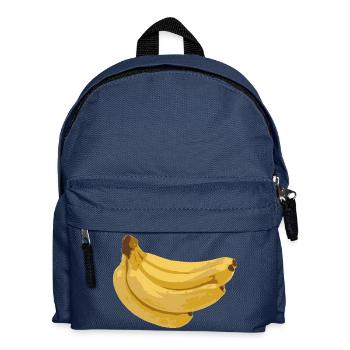 Bananen - Kinder Rucksack - Navy - Vorne