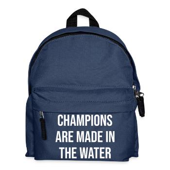 Champions werden im Wasser gemacht - Kinder Rucksack - Navy - Vorne