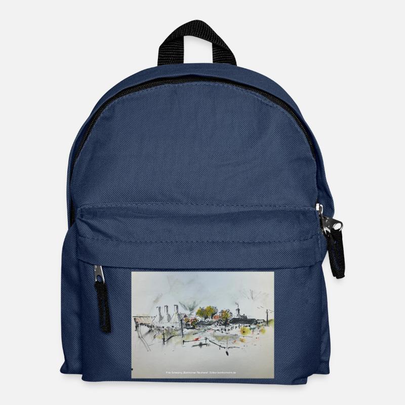 Räucherei Bornholm - Kinder Rucksack - Navy