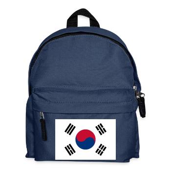 Flag South Korea - Drapeau Corée du Sud - Sac à dos Enfant - bleu marine - Devant