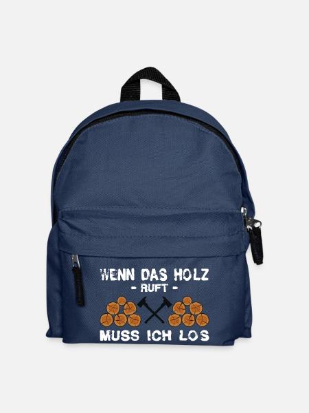 Holz ruft - Kinder Rucksack - Navy